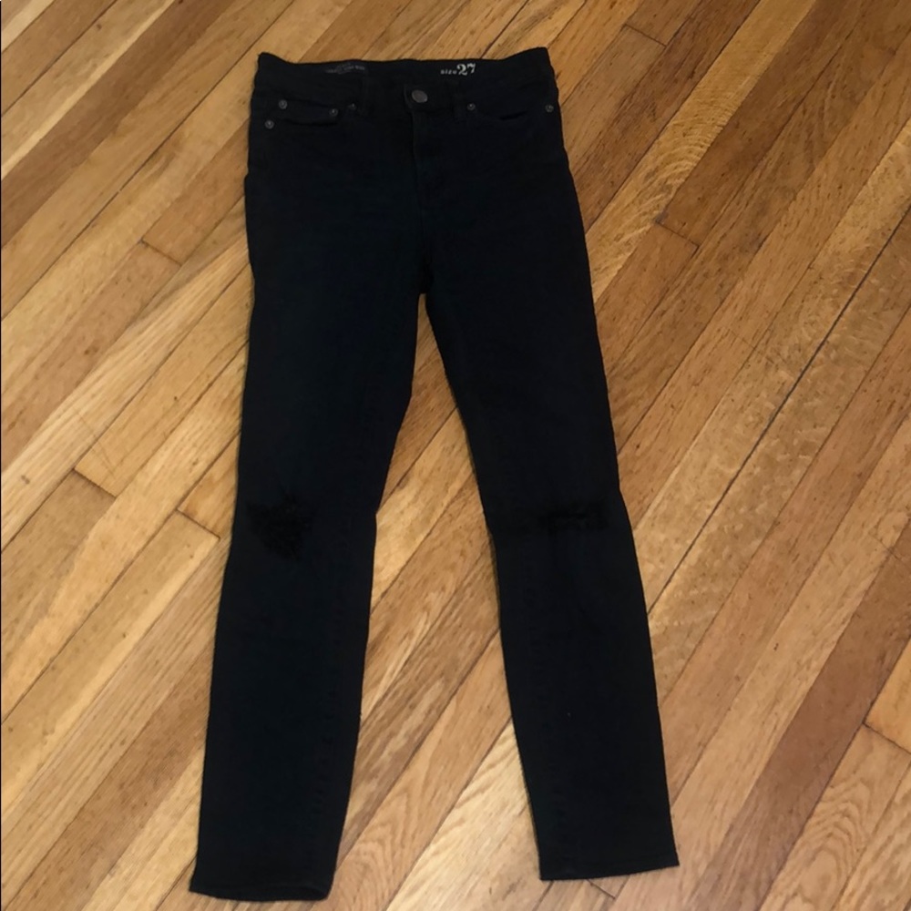 J Crew high waisted jeans - stretchy 27